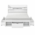 Lit enfant multifonctionnel 90x190 cm avec sommier et tiroir de rangement