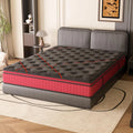 Matelas Hybride 140x190 cm - Mémoire de Forme & Ressorts Ensachés, 7 Zones Ergonomiques, Confort Moyenne Fermeté, Anti-Humidité